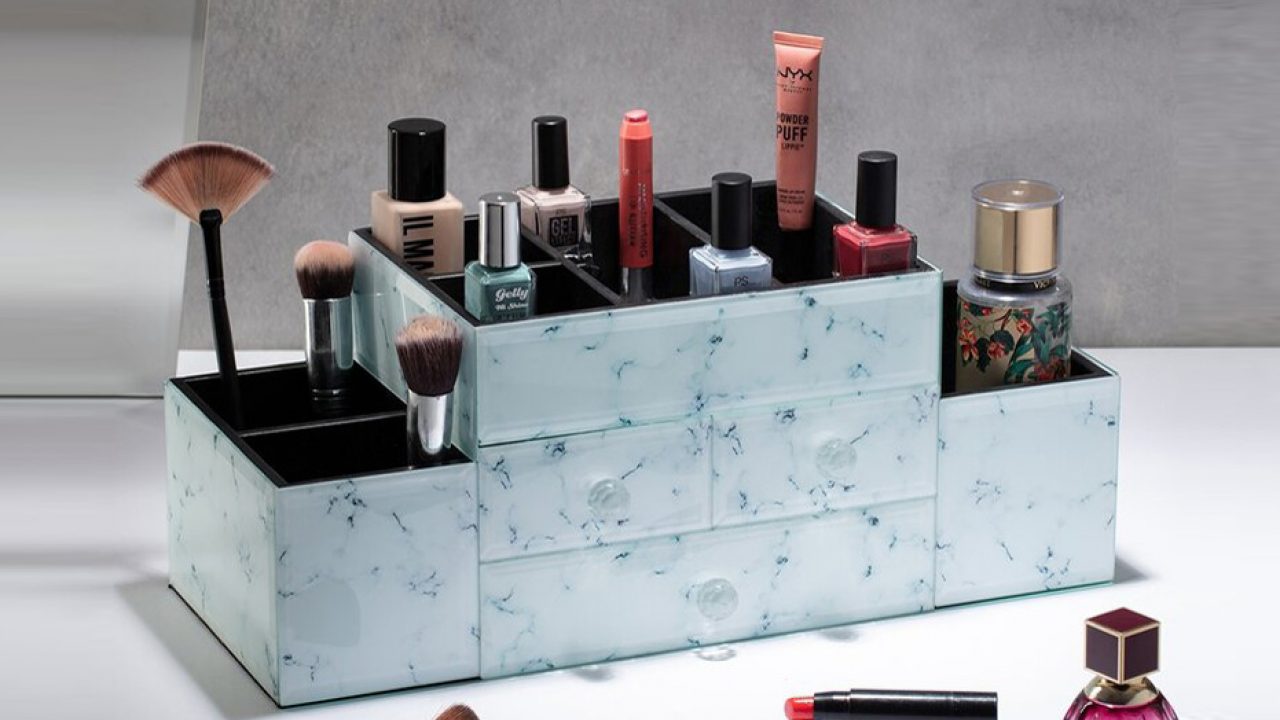 best makeup organiser storage brushes skincare