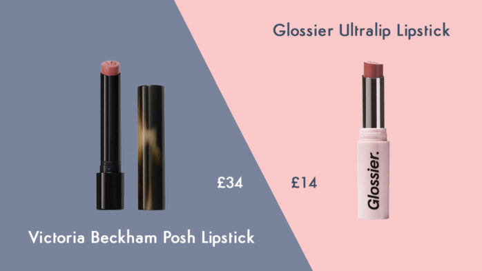 Cheap Victoria Beckham lipstick makeup from Glossier