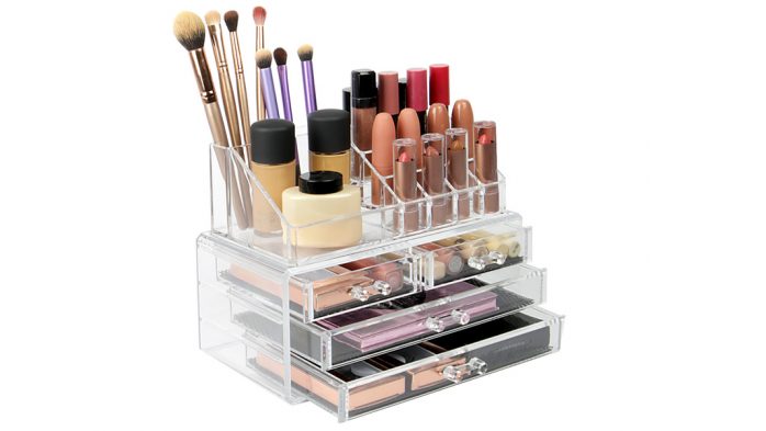 Cosmetic makeup organiser