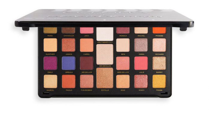 Friends x revolution eyeshadow palette names