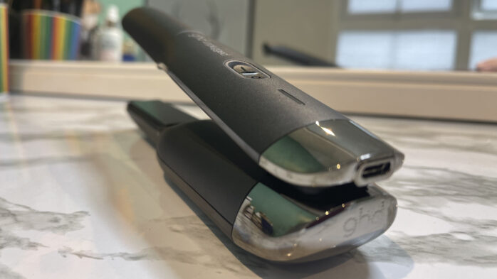 GHD cordless straighteners size and design