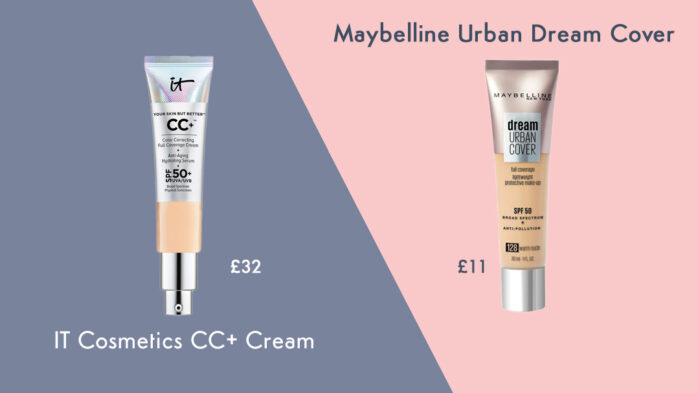 IT Cosmetics CC cream Maybelline cheaper alternative