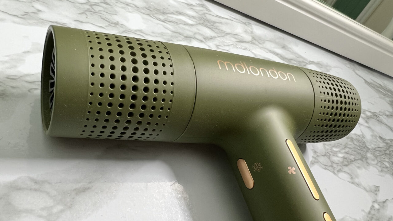 md london BLOW hair dryer review barrel