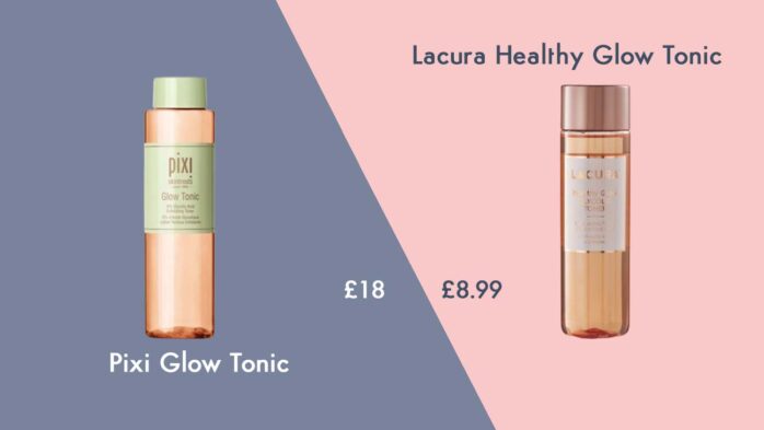 Pixi GLow Tonic cheap alternative from Aldi Lacura