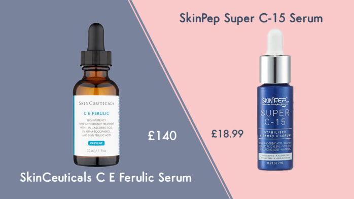 SkinCeuticals C E Ferulic serum skincare alternative cheap alternative