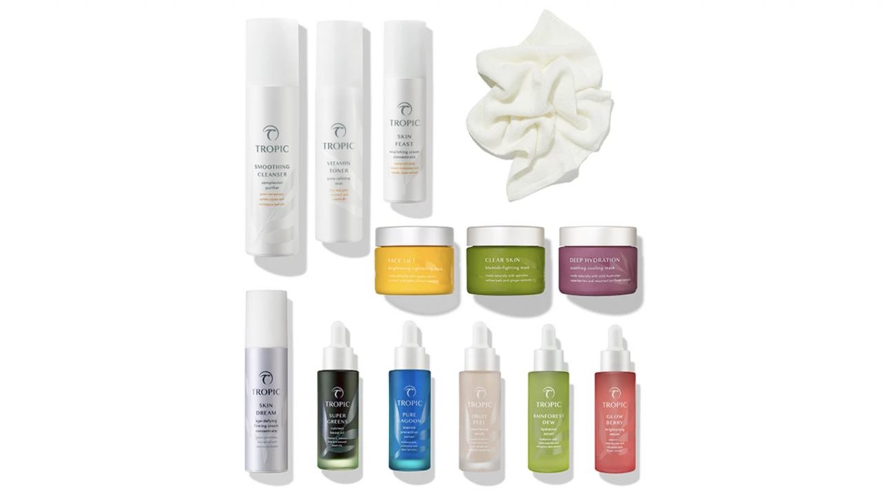 Tropic Skincare selection