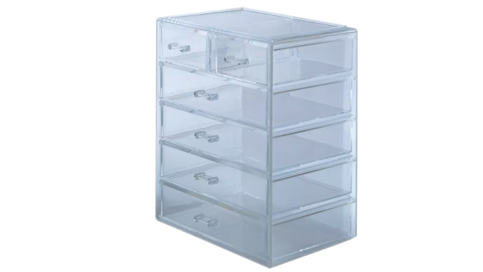 Cheap Argos makeup storage