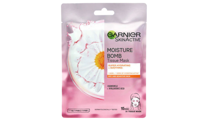 Garnier Moisture Bomb face mask