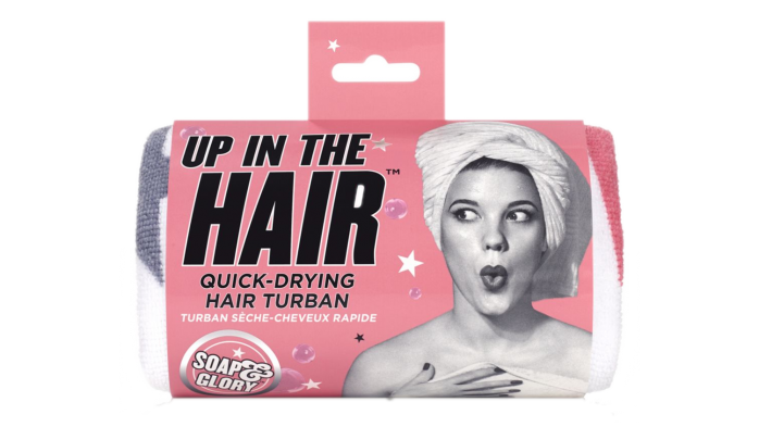 Soap and Glory fast drying hair turban