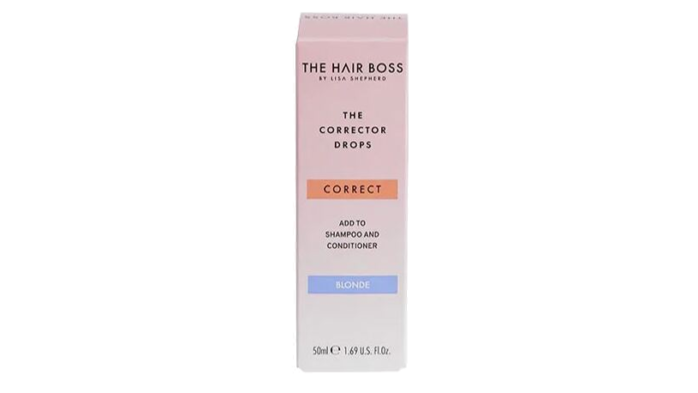 The Hair Boss Purple corrector drops for blonde hair